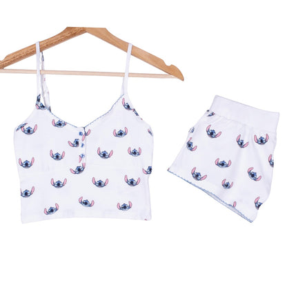Spaghetti Strap Stitch Tank