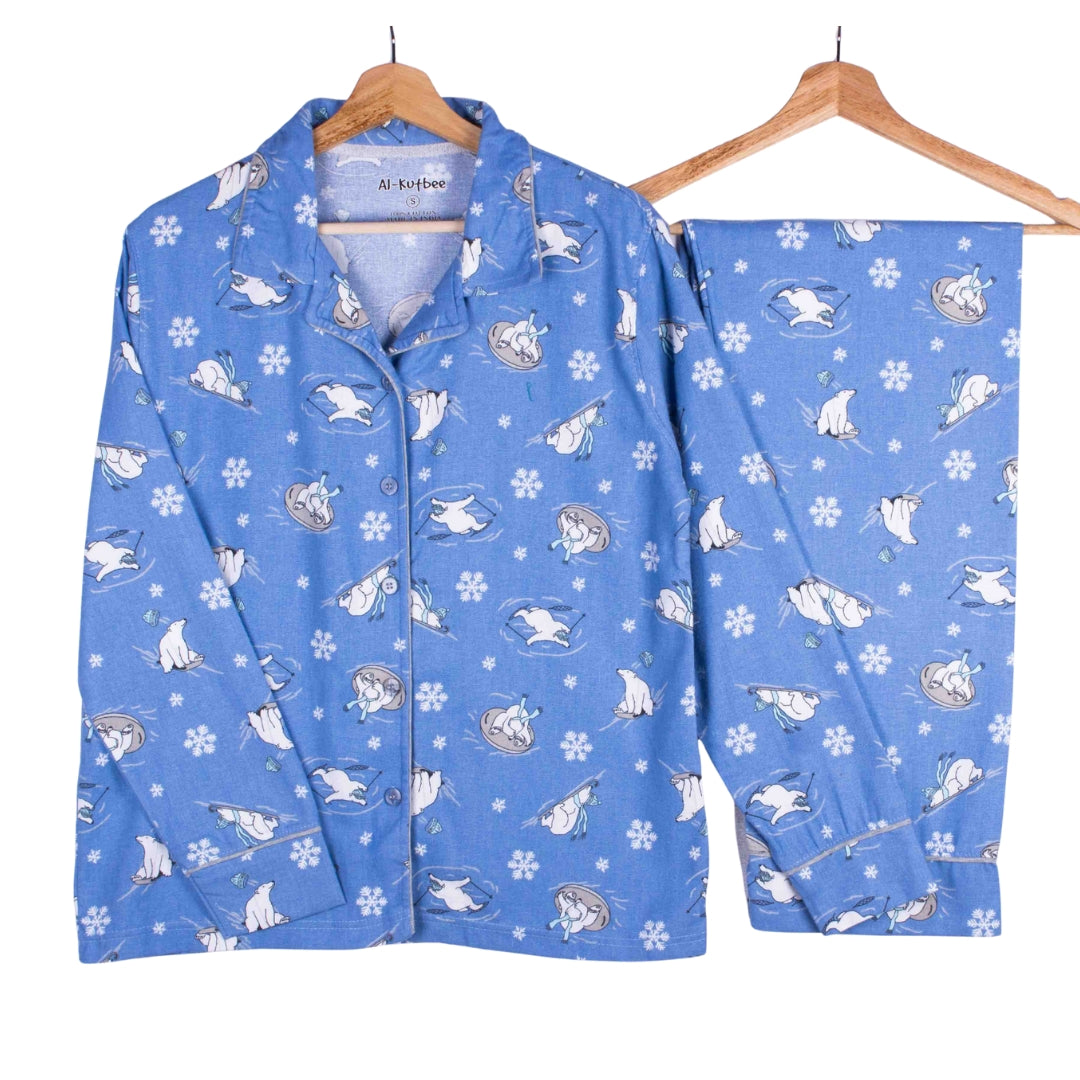 Frosty Blue Polar Bear