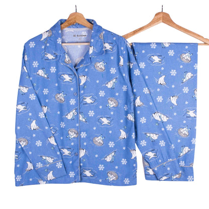 Frosty Blue Polar Bear