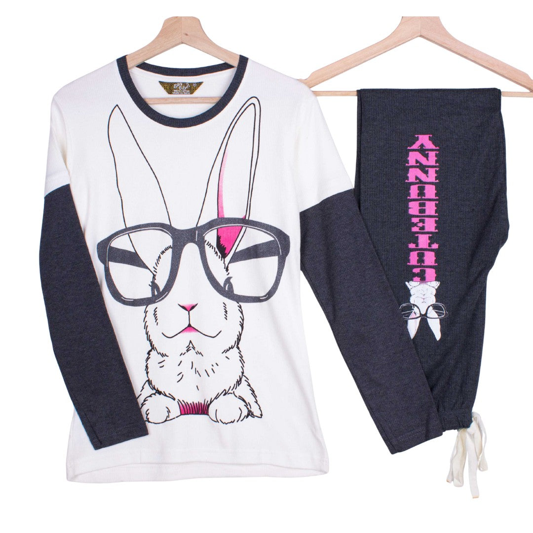 Long Glasses Cute Bunny