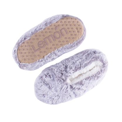 Plush Fur Slipper - Grey