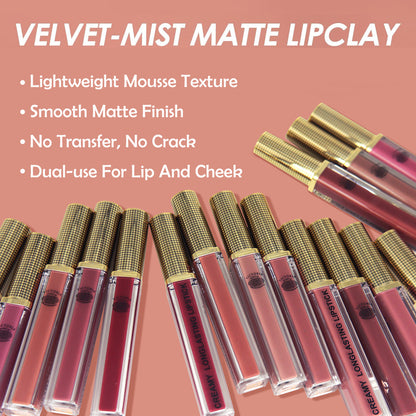 Matte Lip Gloss - FLAMINGO RED-06