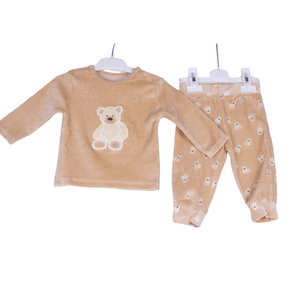 Teddy Beige Plush Velvet