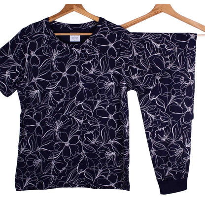 Midnight Navy Blossom