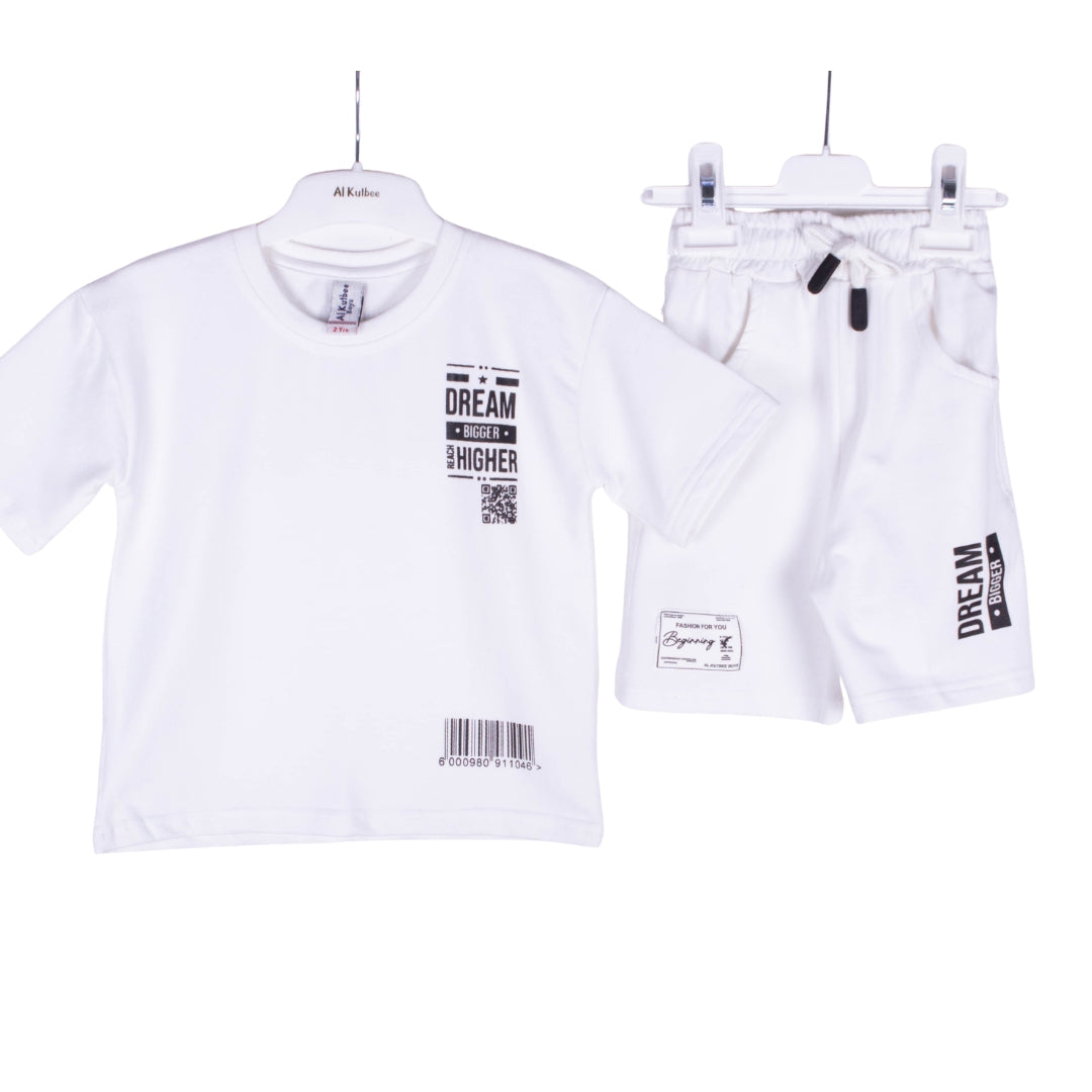 White Barcode Streetwear