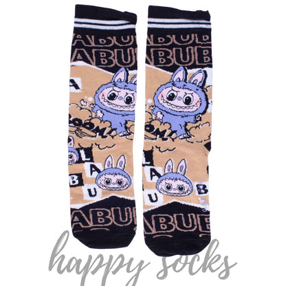 Caramel Labubu - Crew 100% Cotton Socks