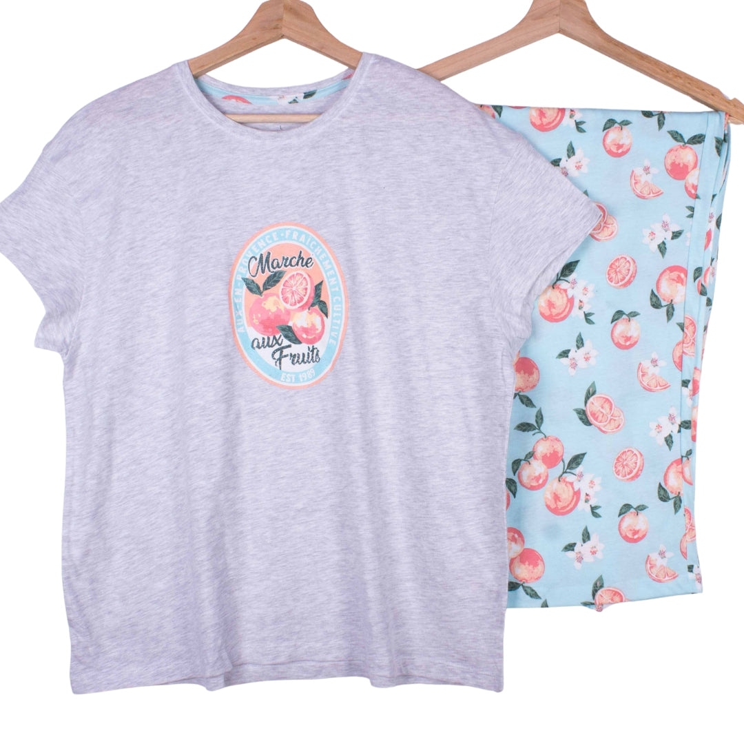 Cute Grey Grapefruit Set