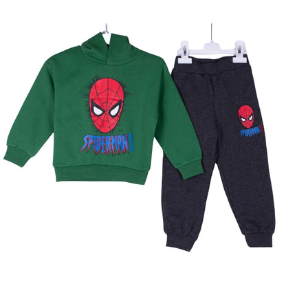 Green Spiderman Jogger Hoodie