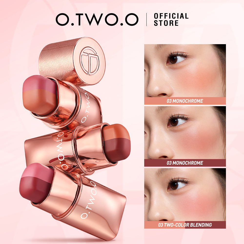 O.TWO.O Double Color Lip & Cheek Stick