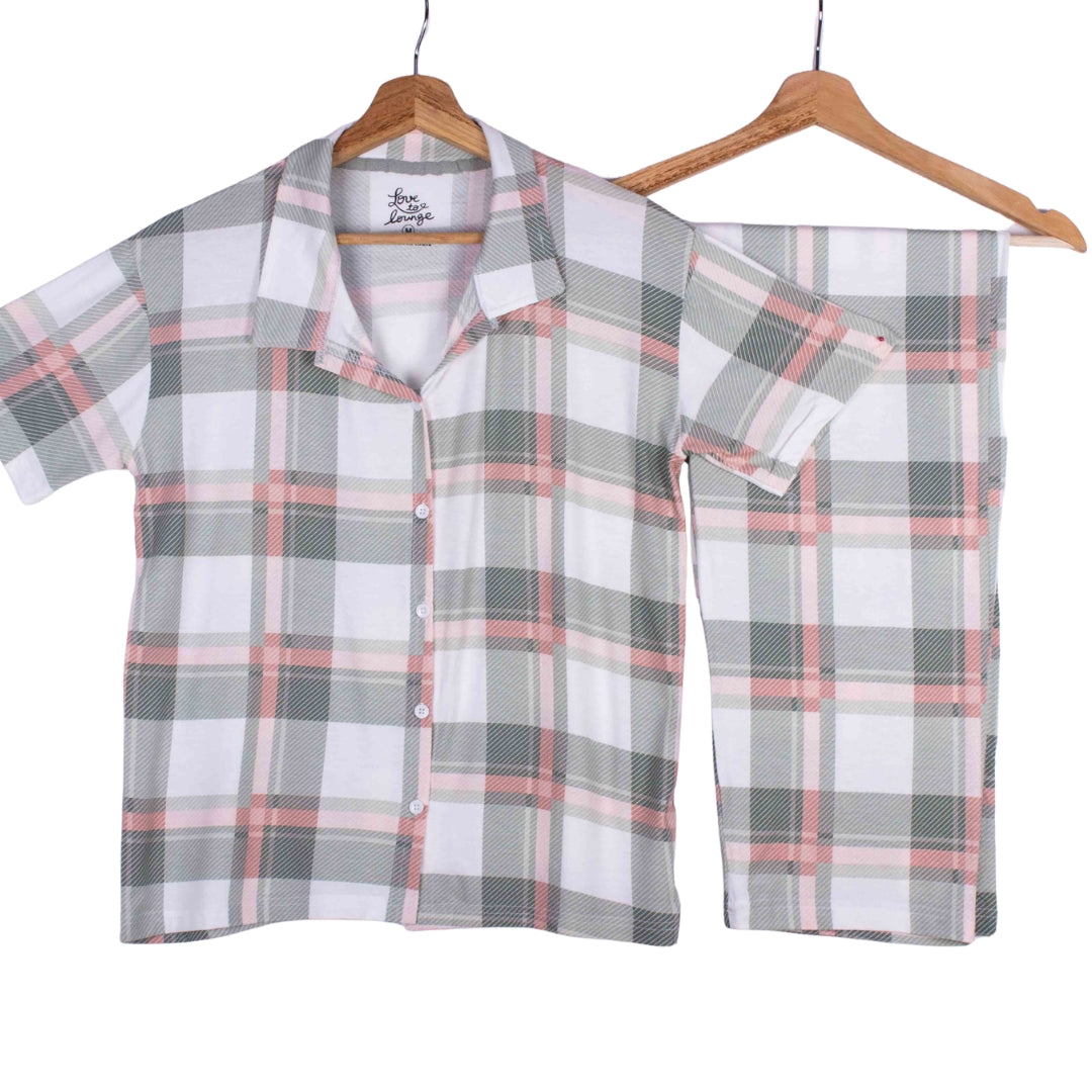 Sage Pink Plaid