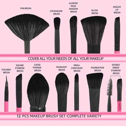 VICTORIA Makeup Artist Brush Set {12pcs}