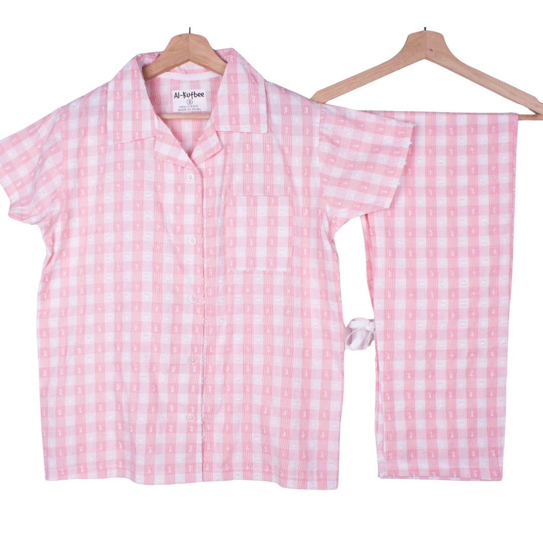 Pink Checkered