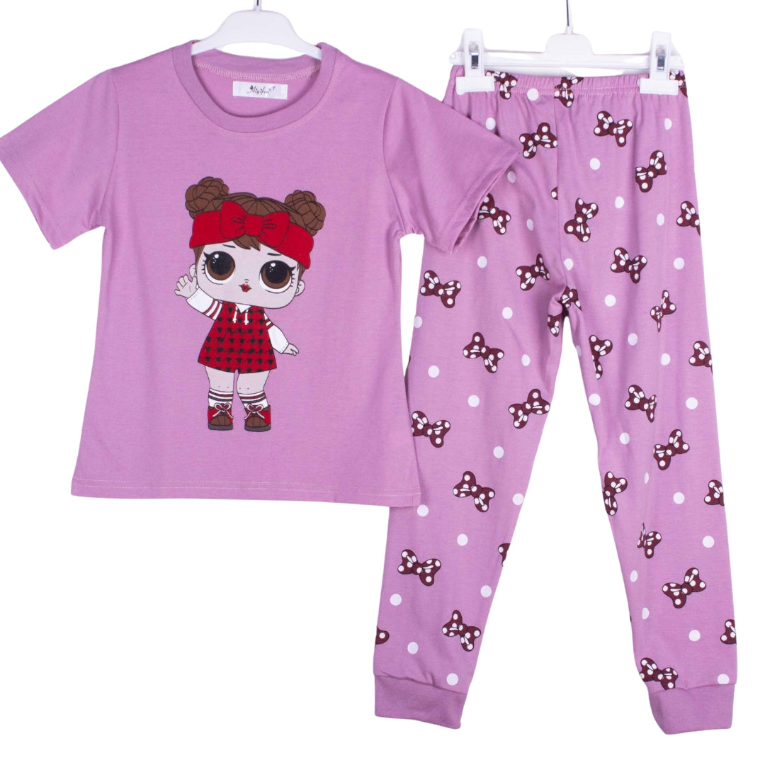 Pink Bow Polka Doll