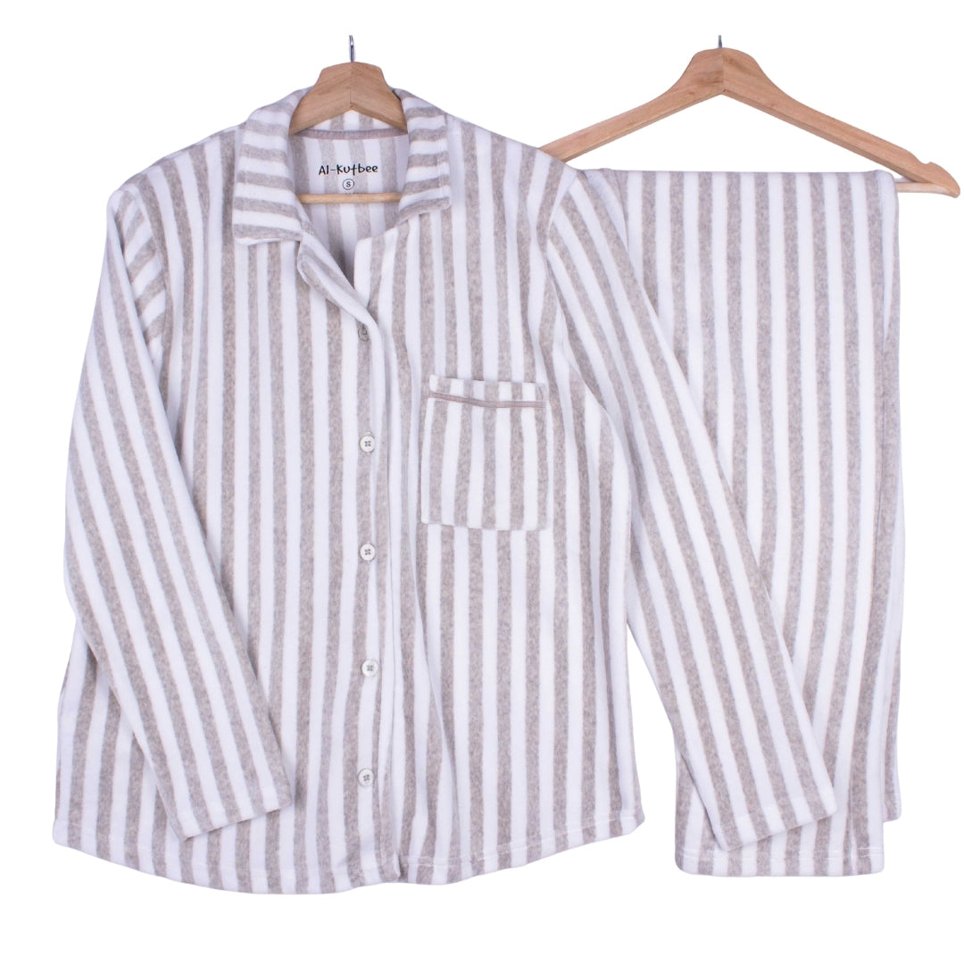 Cocoa Stripe (Velvet-Like)