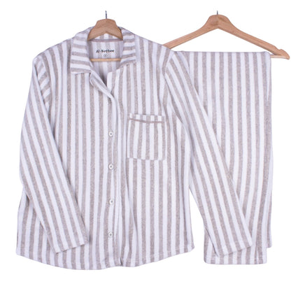 Cocoa Stripe (Velvet-Like)