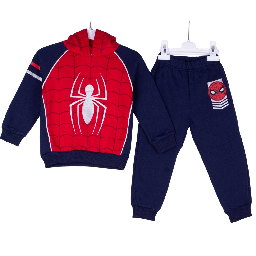 Red Web Spiderman Jogger Hoodie