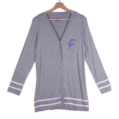Heather Grey Soft Varsity Stripes