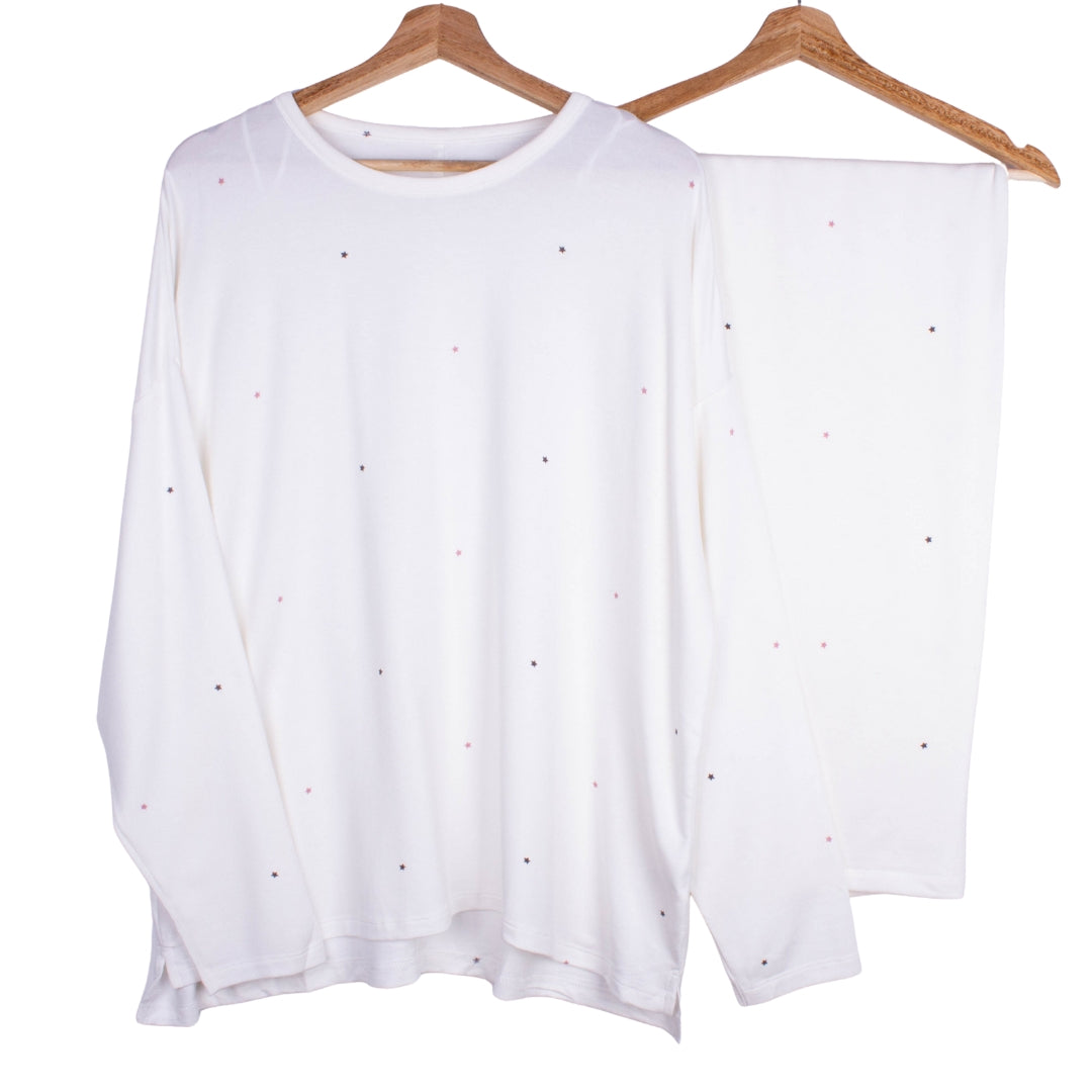 Starry White Soft Cotton