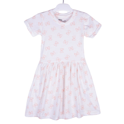 Peachy Minnie Mouse Bows Dress