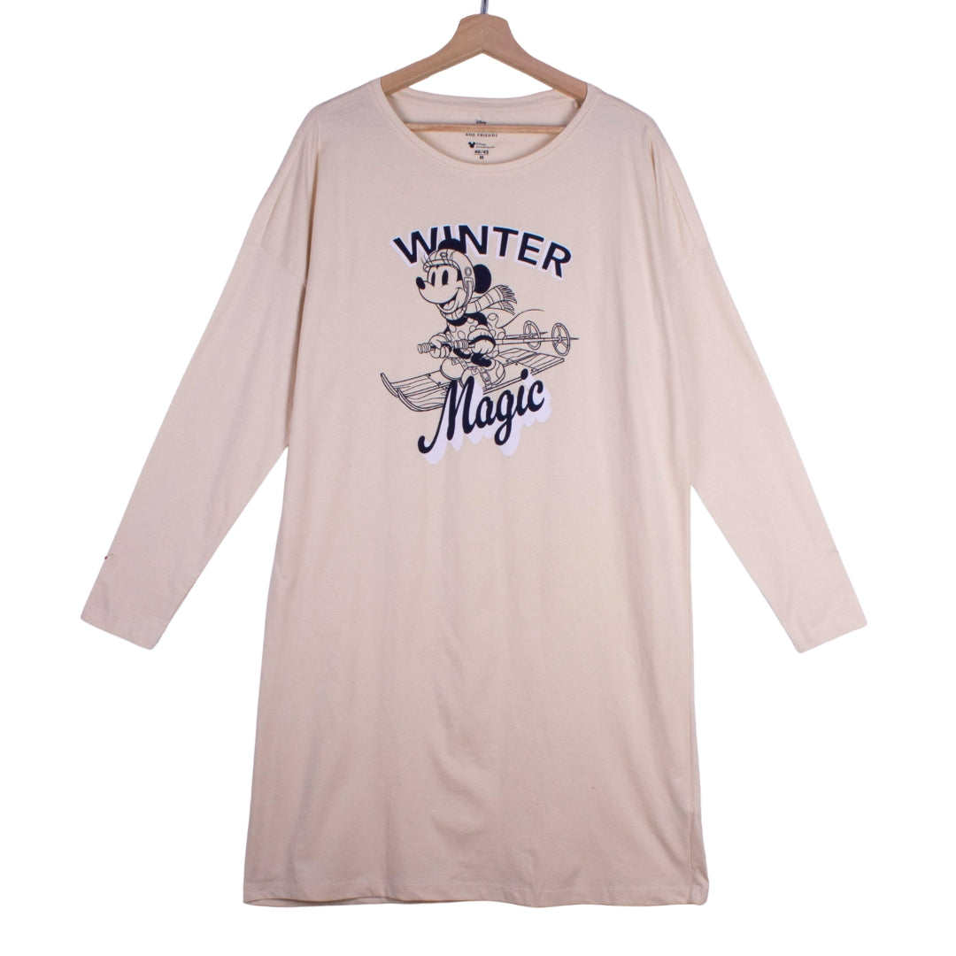 Cream Mickey Winter Magic