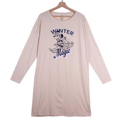 Cream Mickey Winter Magic