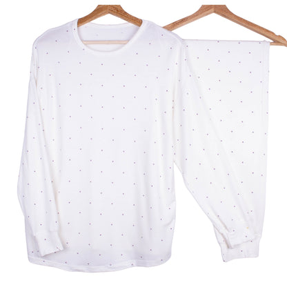 Dotted White Soft Cotton