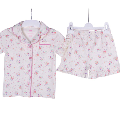 Floral Pink Lining Button Up