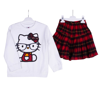 Hello Kitty Classic Tartan Skirt