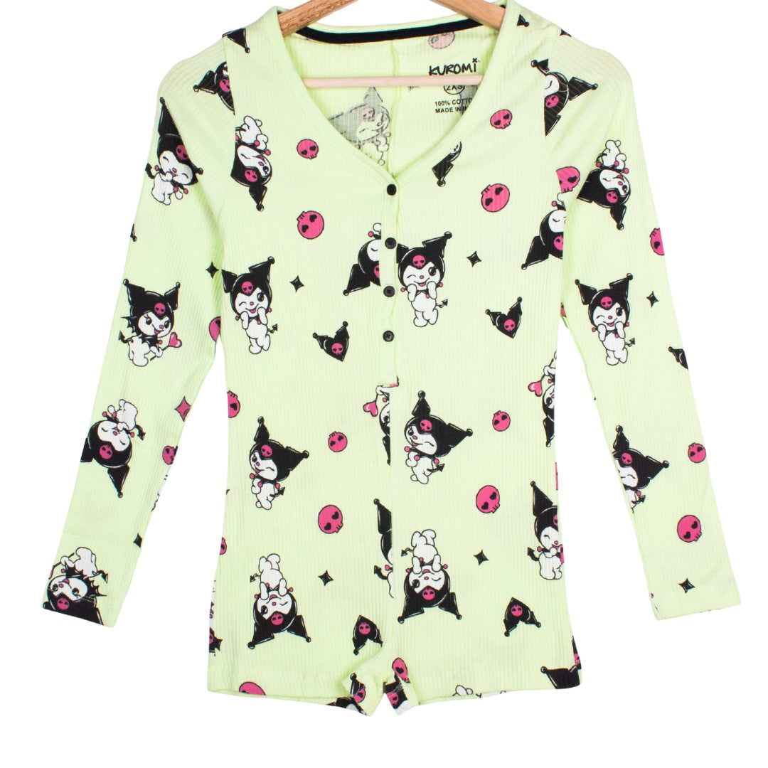 Bold Fluorescent Kuromi (Jumpsuit - Onesie)