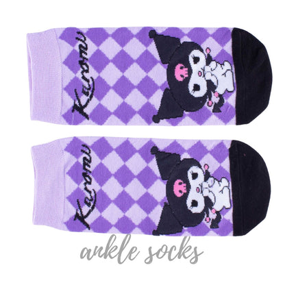 Checkered Kuromi (Ankle Socks)