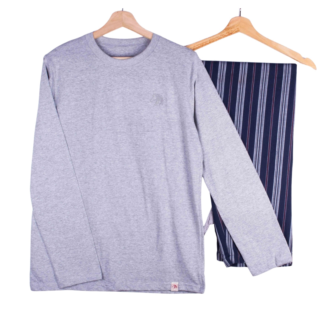 Ash Multi-Stripe Kids Pajama