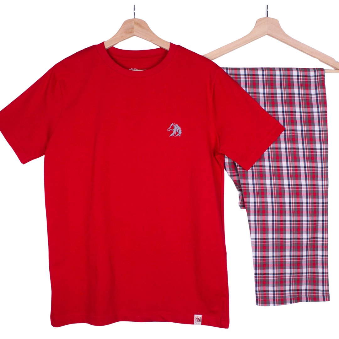 Cozy Red, Cardinal Plaid