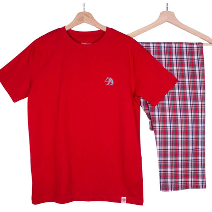 Cozy Red, Cardinal Plaid