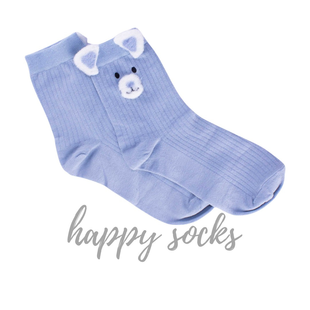 Cloud Cub - 3D Ear Details Cotton Socks