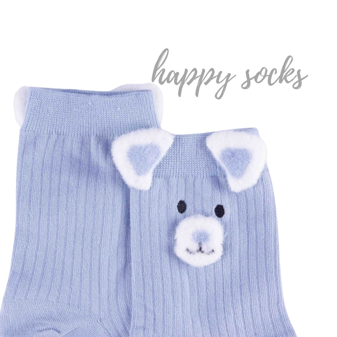 Cloud Cub - 3D Ear Details Cotton Socks