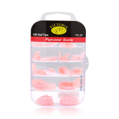 100Pcs Nail Tip New { Korea } 3PB