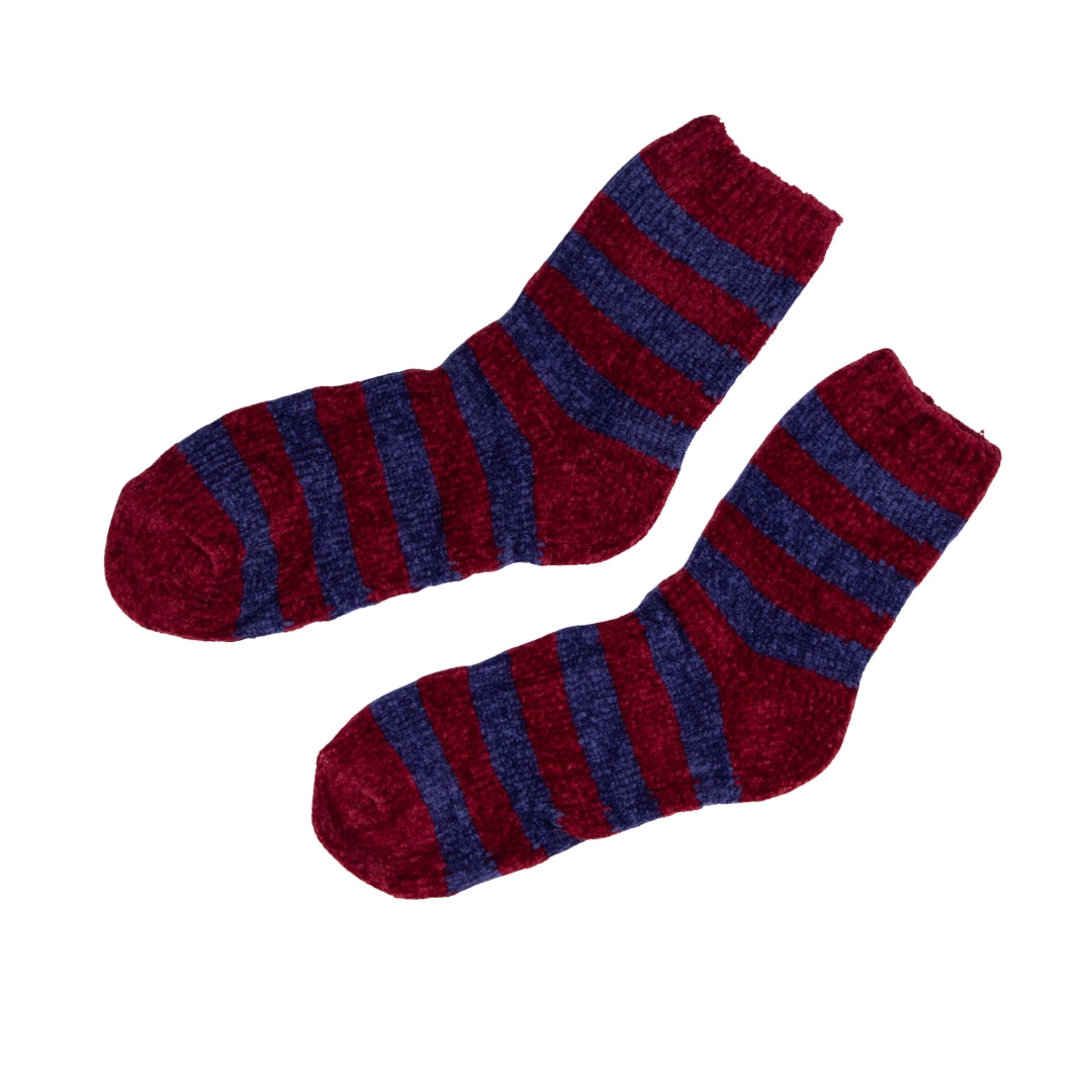 Midnight Berry Plush Stripe