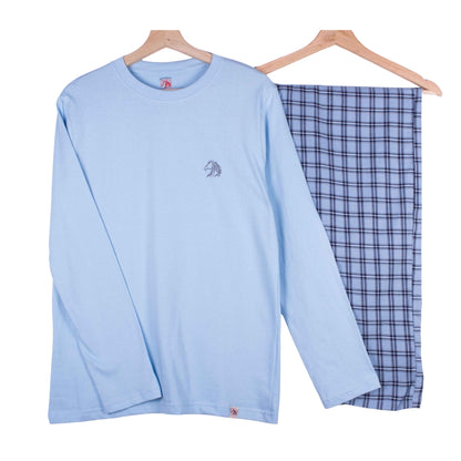 Ice Blue & Windowpane Checks