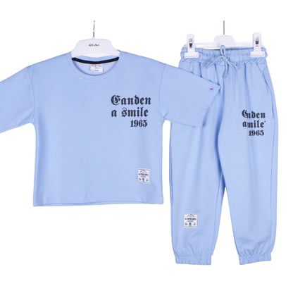 Sky Blue Smile Cotton Set