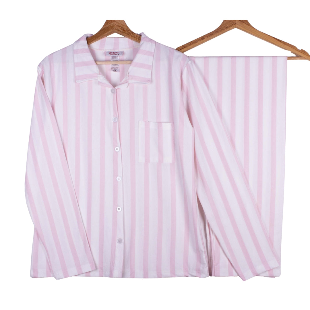 Classy Pastel Pink Stripes