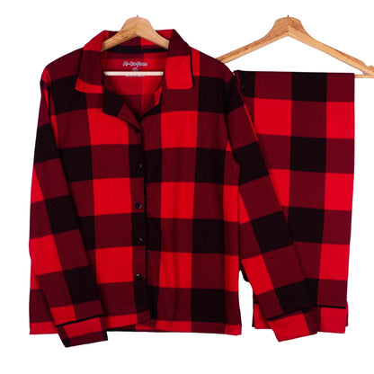 Red Black Buffalo Check