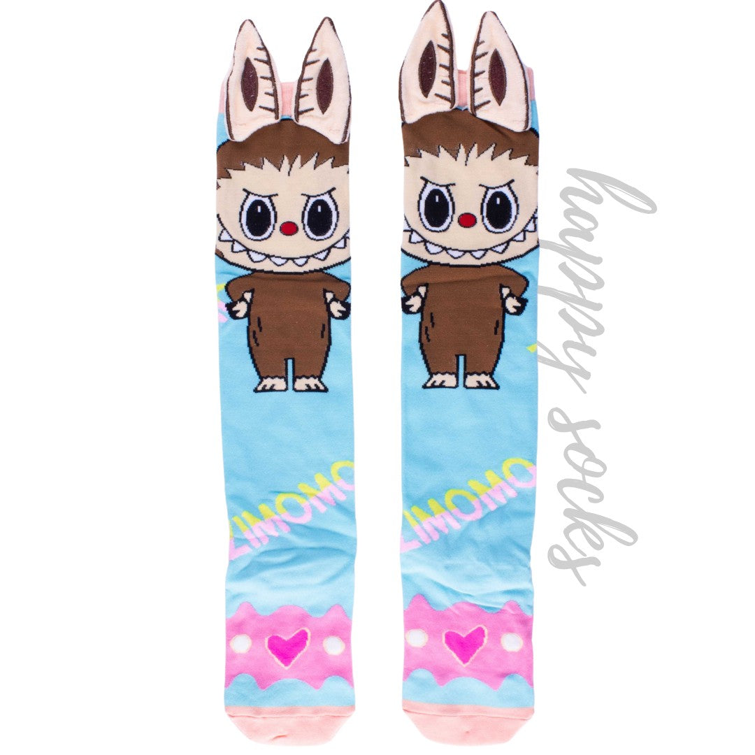 Fed Up Labubu - 3D Adorable Cotton Socks
