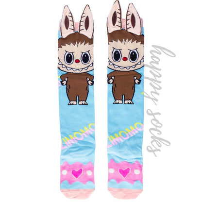 Fed Up Labubu - 3D Adorable Cotton Socks