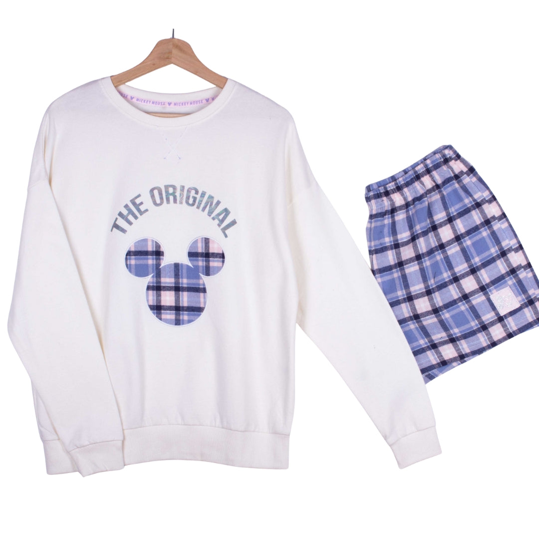 Mickey Blue Plaid