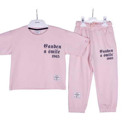 Dusty Pink Smile Cotton Set