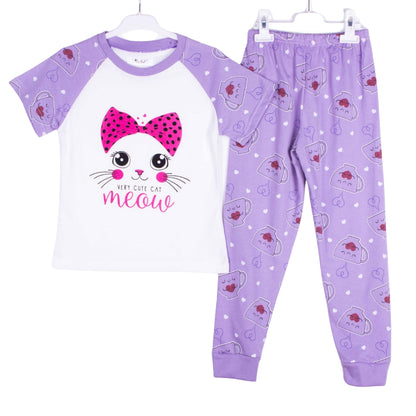 Purple Cute Meow