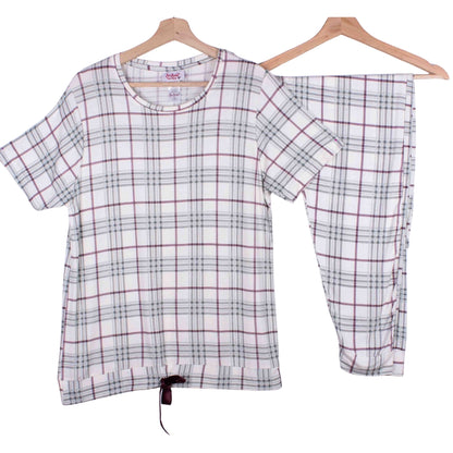 Chic Plaid with Stylish Ribbon