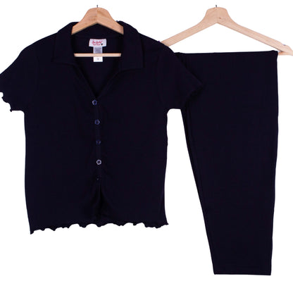Classy Noir Frill Set