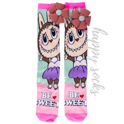 Daydream Frock Labubu - 3D Adorable Cotton Socks