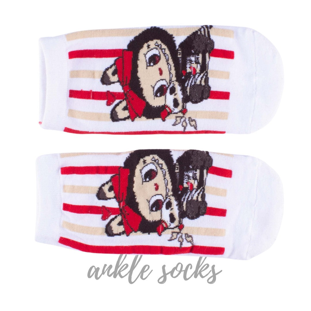 Samurai Labubu (Ankle socks)